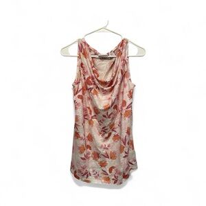 Haute Hippie Pink and Orange Floral Tank Top Size Medium